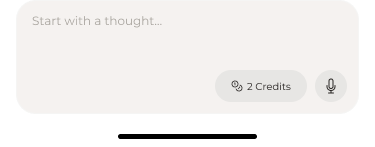 Start with a thought